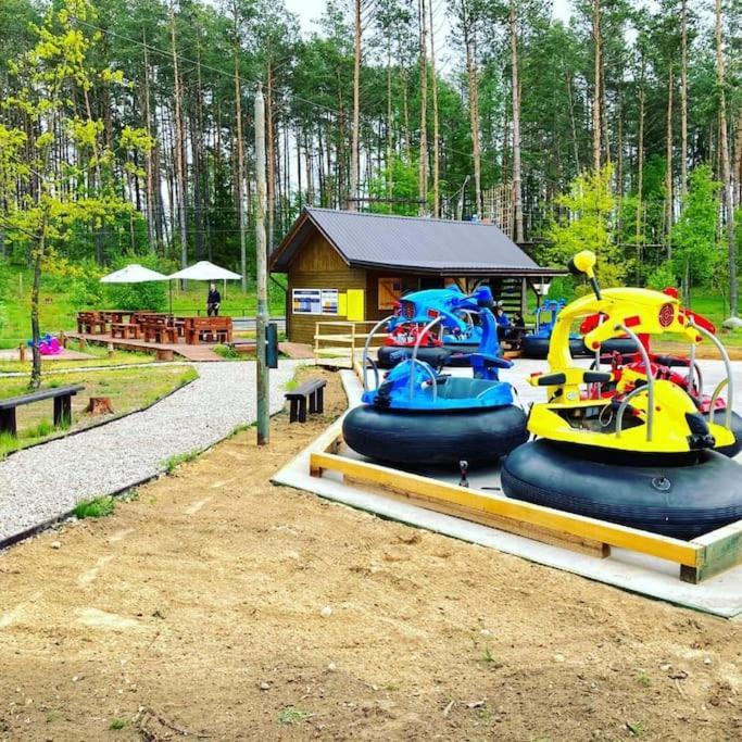 Pastelowy Domek Z Balia Elektryczna Z Jacuzzi Zalakowo Dış mekan fotoğraf