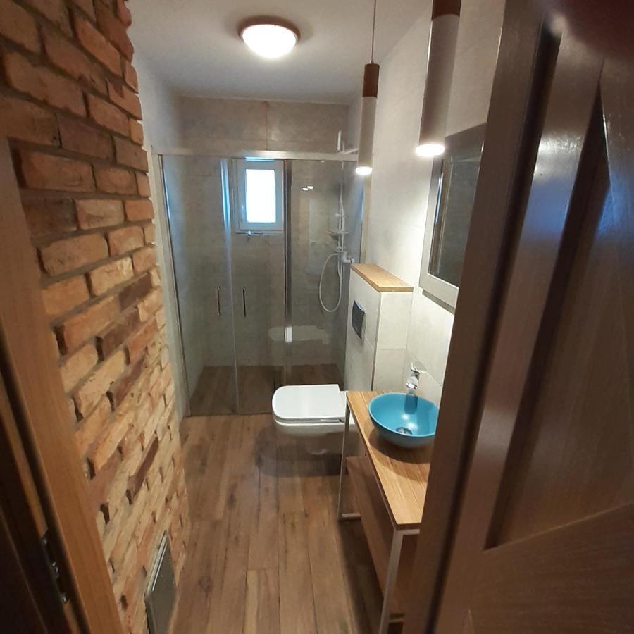 Pastelowy Domek Z Balia Elektryczna Z Jacuzzi Zalakowo Dış mekan fotoğraf